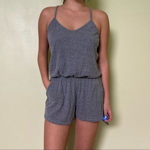 BRANDY MELVILLE GRAY ROMPER